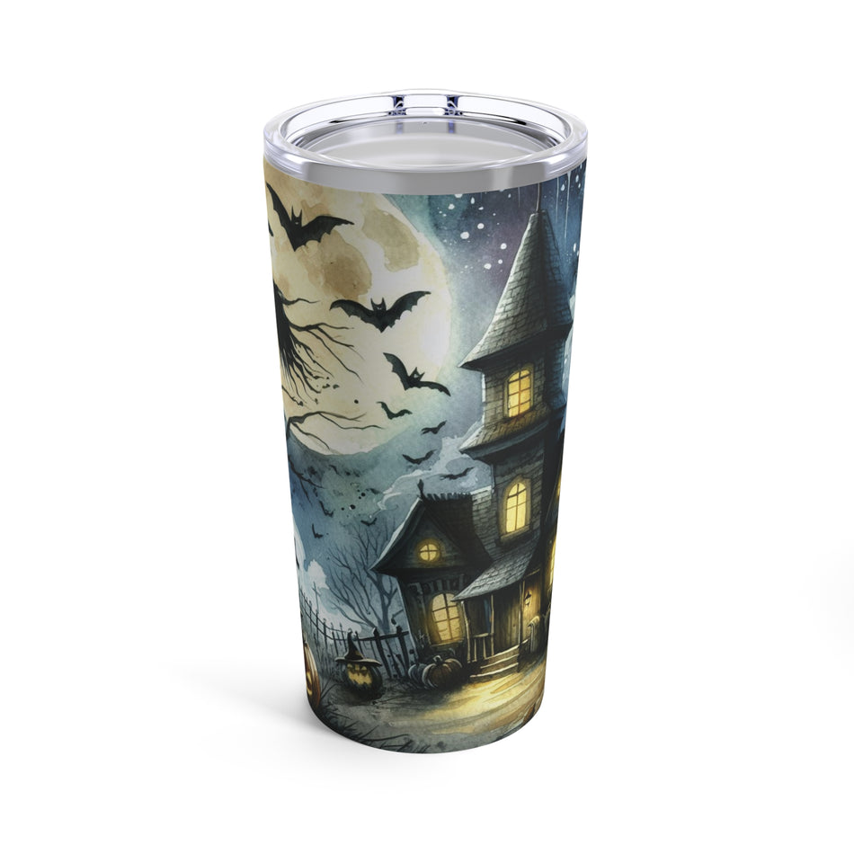 Halloween Spooky House Tumbler 20oz