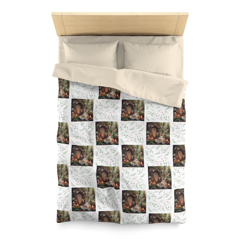 Fairies Take Naps Microfiber Duvet Cover