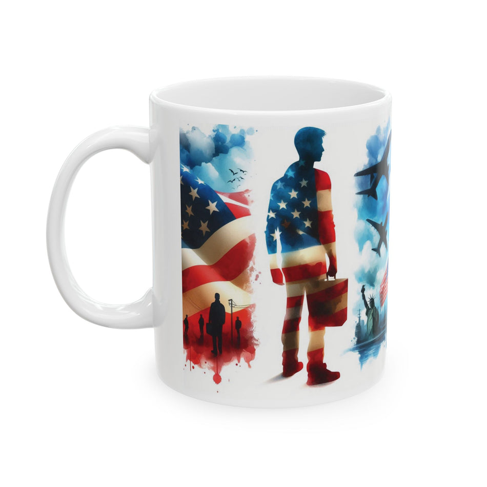 Veterans Day Thank You Ceramic Mug, (11oz, 15oz)