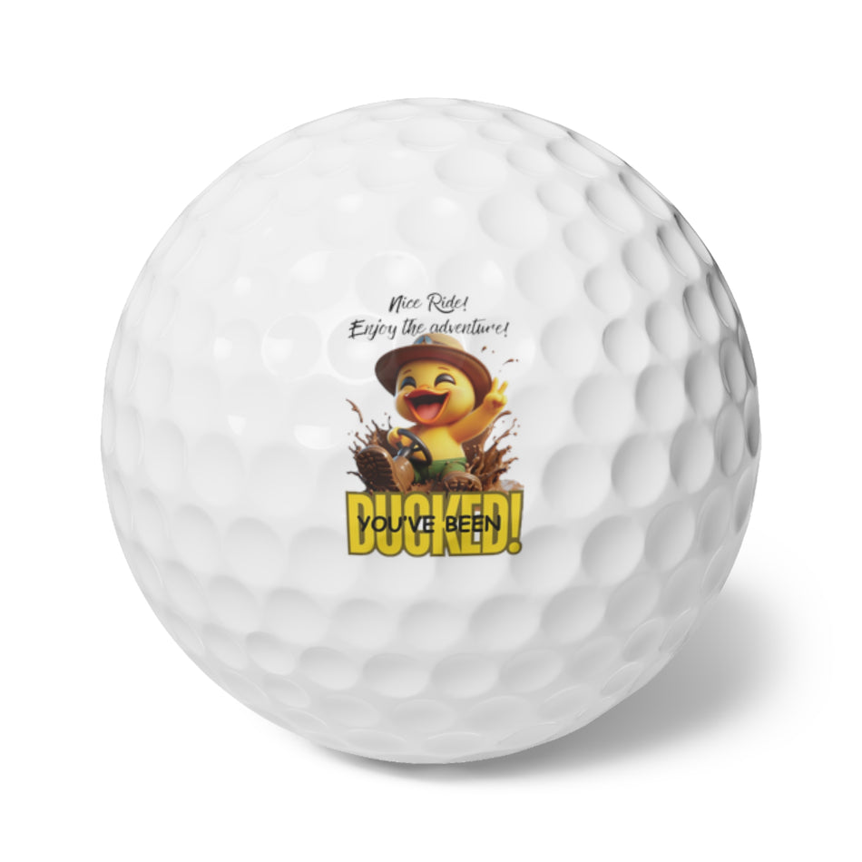 You've Been Ducked Green Shorts Golf Balls, 6pcs