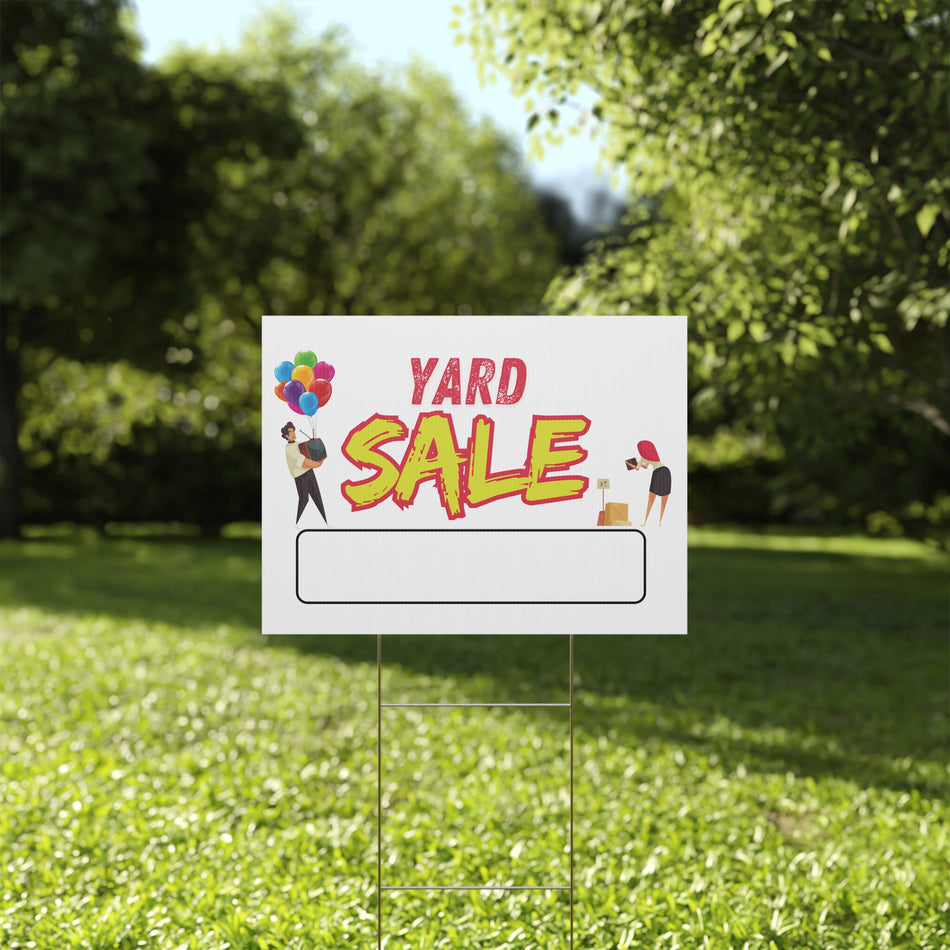 Yard Sale Plastic Yard Sign