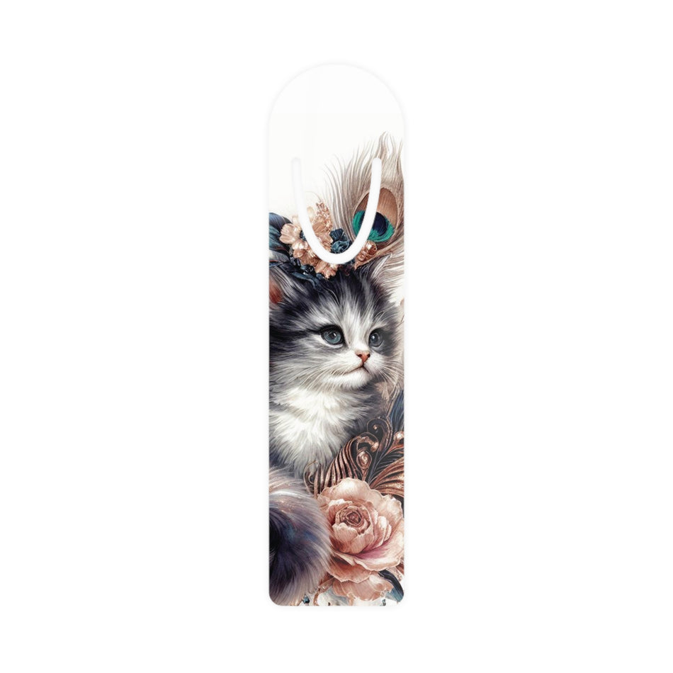 Fancy Cat Feline on a Bookmark