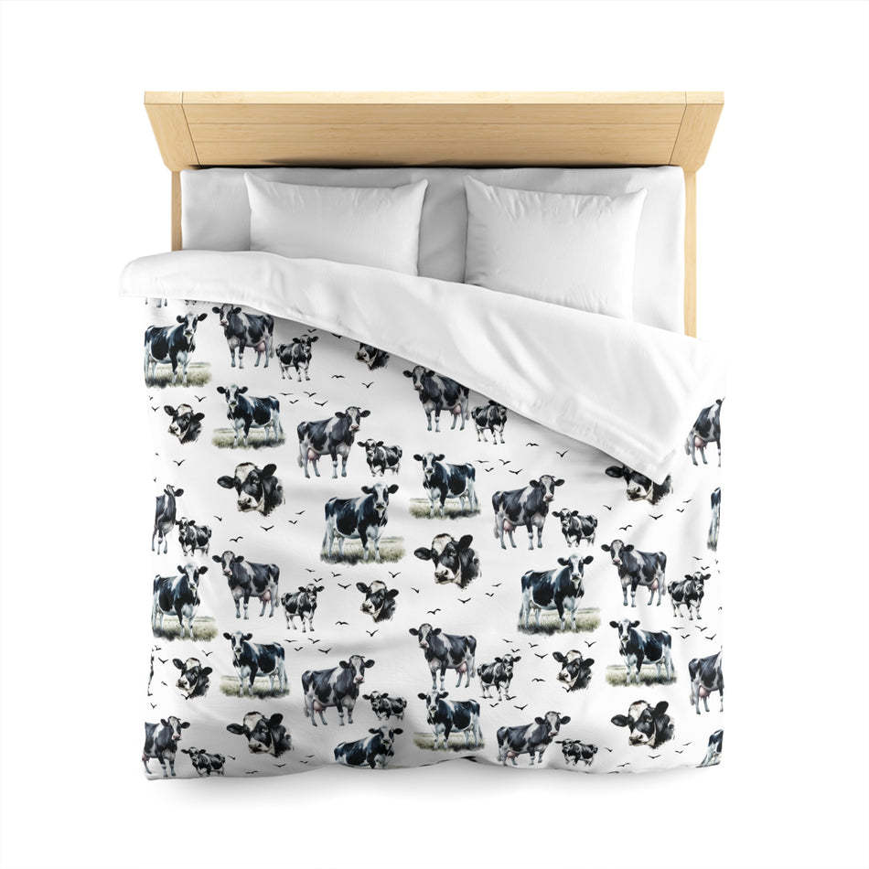 Cows Microfiber Duvet Cover