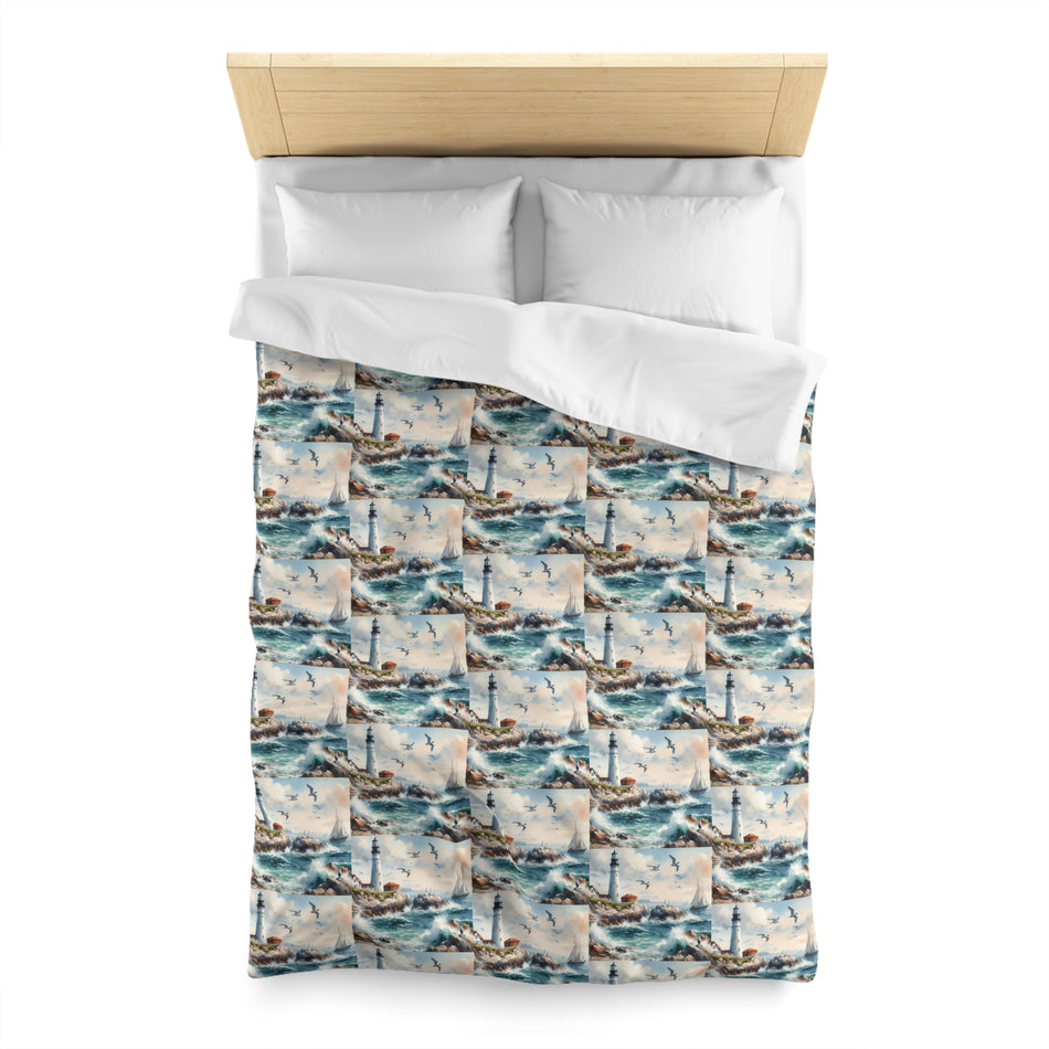 Light House Microfiber Duvet Cover