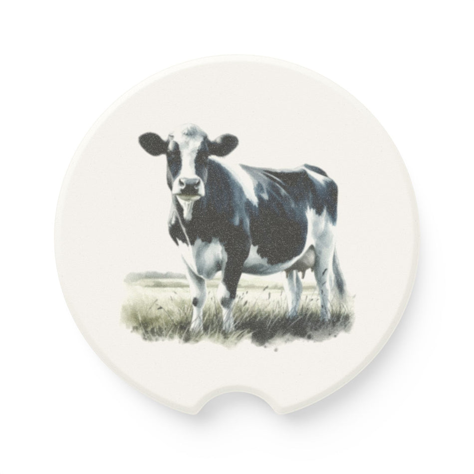 Cows Soapstone Car Coaster