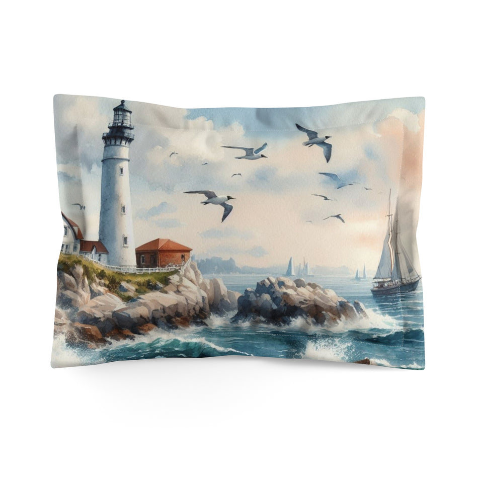 Light House Microfiber Pillow Sham