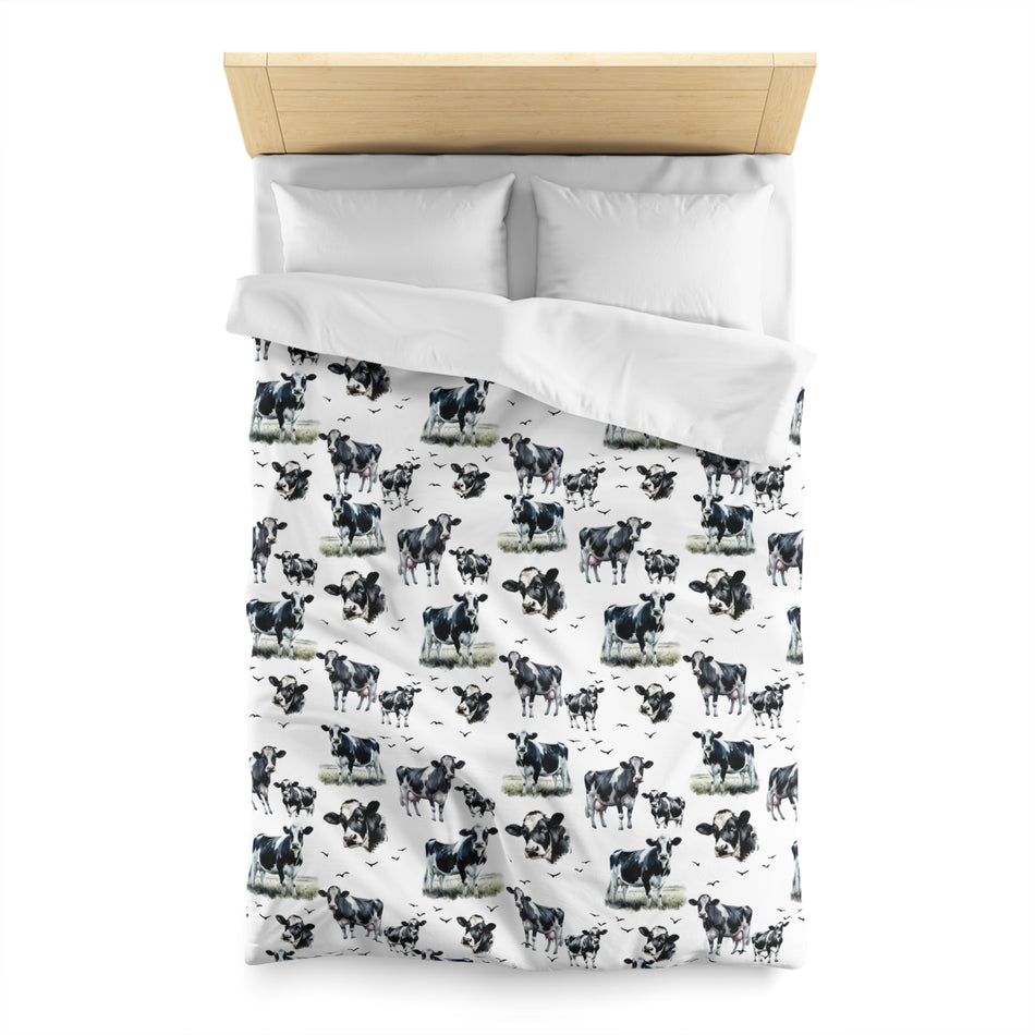 Cows Microfiber Duvet Cover