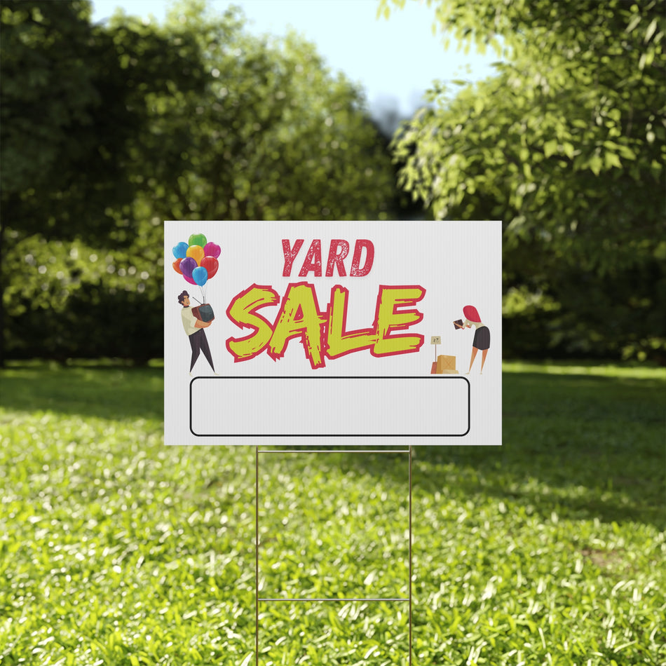 Yard Sale Plastic Yard Sign